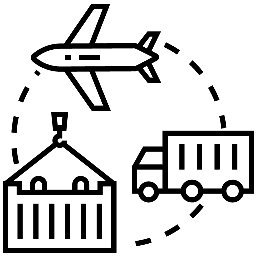 Intermodal Shipping Icon