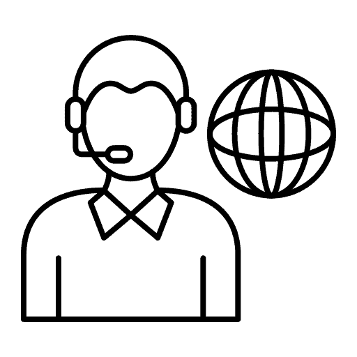 Multilingual Support Icon
